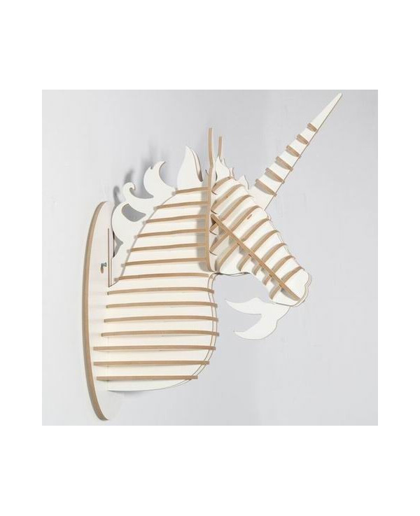 Unicorn head wall decoration