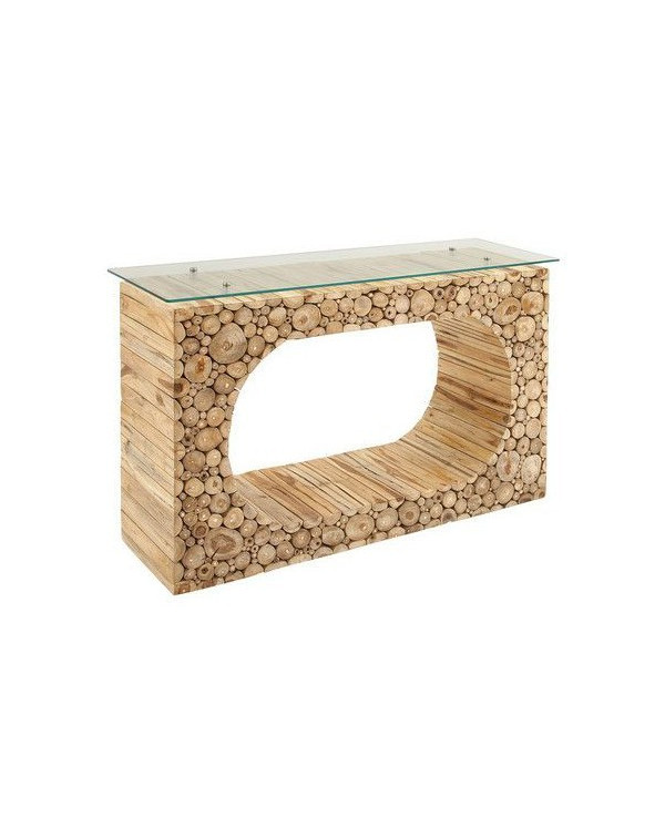 Mesa consola de madera teca