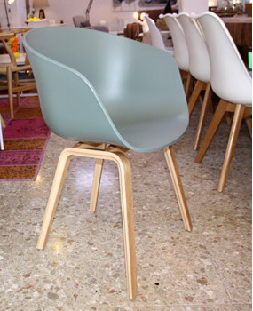 HAY dining chair from HAY design (AAC22) Dusty Green - Dining chairs - Cactus Home Decor