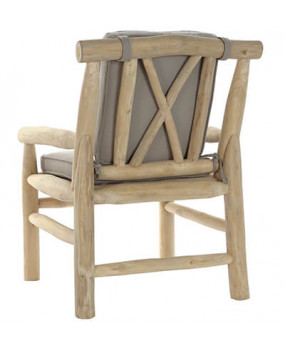 Sillón campo teca - Sillas de salon - Cactus Home Decor