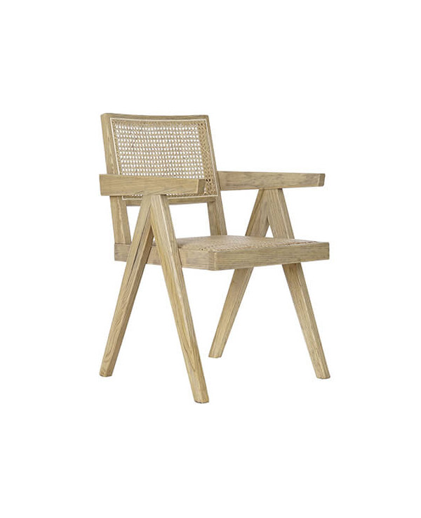 Havana chair elm wood and rattan