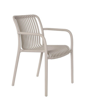 Stackable outdoor beige Chairs