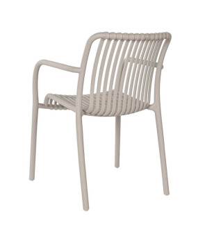 Stackable outdoor beige Chairs