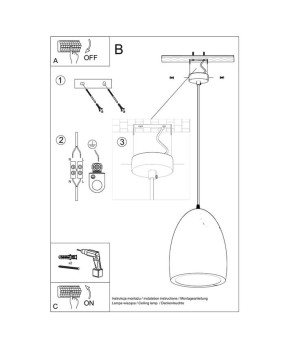 Bukano ceramic Pendant Light