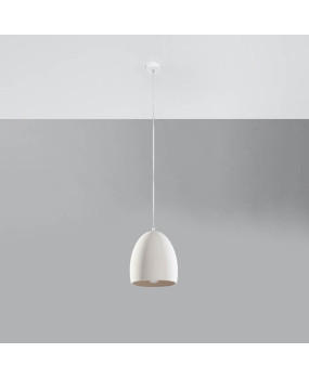 Flow ceramic pendant light