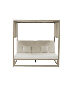 Daybed Luxury Aluminium Double Sun Lounger - Outdoor Beds - Cactus Home Decor