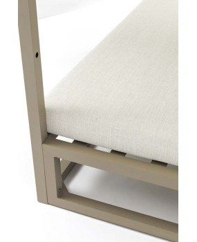 Daybed Edna Lujosa tumbona doble de aluminio