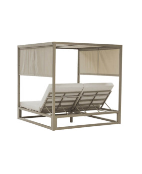 Daybed Edna Lujosa tumbona doble de aluminio