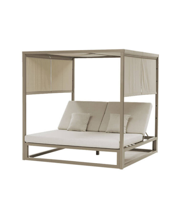 Daybed Edna Lujosa tumbona doble de aluminio