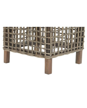 Silla de Comedor de Caña Tejida y Caoba - Sillas de comedor - Cactus Home Decor