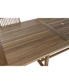 Set de Comedor Exterior de Teca Extensible de 9 Piezas - Juego de Comedor - Cactus Home Decor