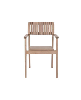 Borneo Teak Wood Chair - Sillas y sillones - Cactus Home Decor