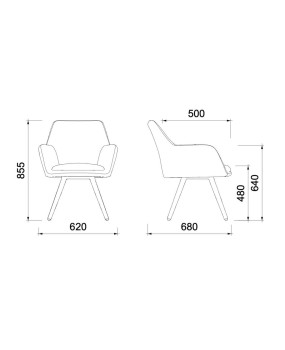 Silla de comedor exterior Eren - Sillas y sillones - Cactus Home Decor