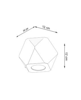 Lámpara de Pared Geométrica Woody de Madera Natural - Lámpara de pared - Cactus Home Decor
