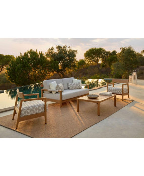 Kubik outdoor sofa (Teck Teak) - Home - Cactus Home Decor