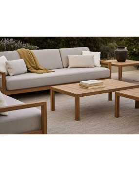 Kubik outdoor sofa (Teck Teak) - Home - Cactus Home Decor