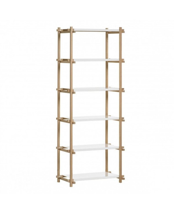 Woody high column Shelving from HAY design